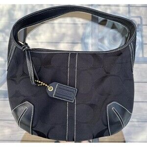 Coach Hobo Black Purse MO685-10763